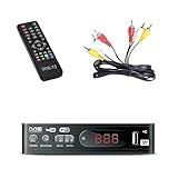 Kafeiya DVB-T2 Hecoder 1080p,Digital Satellit für TV + HDMI Kabel HD Receiver Sat Digital...