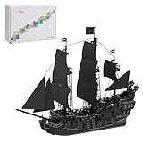 Lumitex Mittelalterlicher Schwarze Perle Piratenschiff Modular Architecture Klemmbausteine...