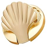 jojofuny Muschelförmiger Schrank-schubladengriff Goldene Schubladengriffe Knöpfe Zieht...