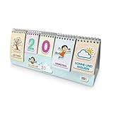 Kinderkalender auf Deutsch | Lernen Sie Tage, Monate, Jahreszeiten und Wetter des Jahres |...