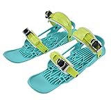 Mini-Skischuhe, Nylon, 1 Paar, grüne Metallschnalle, kurzer Winter-Schnee-Skate für...