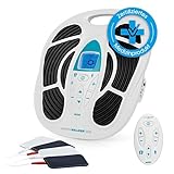 VENENWALKER Durchblutungs-Stimulator + Fernbedienung | 4 Muskelstimulations-Pads EMS | EMS...