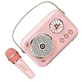 GALPADA 1 Satz Tragbarer Lautsprecher mit Mikrofon Mini Karaoke Lautsprecher für Outdoor...