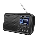 LEICKE tragbares DAB+ Radio mit Bluetooth 5.0 | DAB/DAB+ und UKW Radio, 2,4' Farbdisplay,...