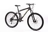 Tretwerk - 29 Zoll Mountainbike - Smasher schwarz 48 cm - MTB Fully mit 27 Gang Shimano...