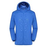 HANXIULIN Herrenjacke langärmelige Kapuzen-Radsportbekleidung...