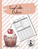 Cupcake Order Log: A blank forms log for custom cupcake orders