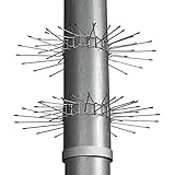 GARDIGO® Marderabwehrgürtel 2er Set für Fallrohre I Durchmesser Ø 100mm bis Ø 120mm I...