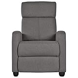 Yaheetech Relaxsessel Fernsehsessel Einzelsofa Ruhesessel mit Verstellbarer Beinablage...