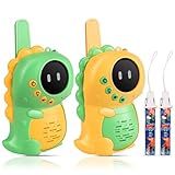 Walkie Talkie Kinder mit Beleuchtung, Dinosaurier Spielzeug ab 3 4 5 6 7 8 Jahre, Geschenk...