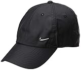 Nike Herren Metal Swoosh H86 Kappe, Black/Metallic Silver, One size, 943092