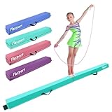 FBSPORT 240 cm Schwebebalken Kinder Faltbarer Balken Turnen Balance Beam für Zuhause...