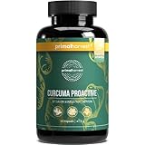 Primal Harvest Kurkuma Proaktiv - 60 Curcuma Kapseln - Curcuma Extrakt - Bio Curcumapulver...