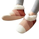 liaddkv Wintersocken für Damen, Weihnachtssocken, kuschelige, mit Fleece gefütterte,...