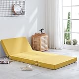 Faltbare Schaumstoffmatratze für Gäste, 200 cm langes Futon-Bodenbett mit tragbarem...