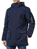 TOM TAILOR Herren Artic Parka 1032498, 10668 - Sky Captain Blue, XXL