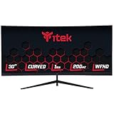 iTek Monitor GGC - 30' Curved R1800, WFHD 2560x1080 UltraWide, VA, 200Hz, 21:9, 1ms MPRT,...