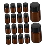 Mikinona 2ml Braune Glasfläschchen Für Ätherische Öle Leere Makeup Behälter Mit...