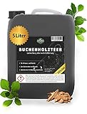 Martenbrown® reiner Buchenholzteer im XXL-Kanister 5 Liter | Lockmittel für Schwarzwild...