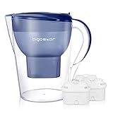 Aigostar Pure – Wasserfilter Blau inkl 3 katuschen, 3,5 Liter Wasserfilter Kanne,...