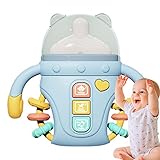 Kaxenig Baby Rasseln Set Beißspielzeug - Babyflaschen-Rassel-Shaker für Säuglinge Shake...