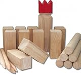 Wikingerspiel - Empire Kubb - Erik DER ROTE aus Birkenholz mit großen Figuren!!! NEU &...