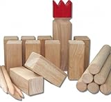 Empire Wikingerspiel Kubb - Erik DER ROTE aus Birkenholz mit großen Figuren!!! NEU & OVP