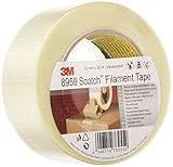 Scotch Filamentklebeband 8959 transparent 50mm x 50m – Kreuzgewebtes Glasfaser...