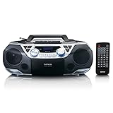 Lenco SCD-720 - Boombox DAB+ - Bluetooth 5.0 - Toploader CD/MP3-Player - Kassettendeck -...