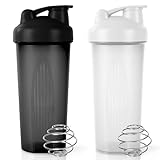 ACWOO Protein Shaker, 600ml Eiweiß Shaker, Proteinshaker mit Messskala & Kugel- BPA Frei,...