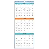 Wandkalender 2021, 3-Monats-Anzeige, vertikaler Kalender, Planer 2021, groß, flach,...