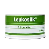 Leukosilk 2,5 cm x 5 m Fixierpflaster, 1 St. Pflaster