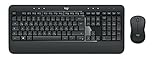 Logitech MK540 Advanced Kabellose Tastatur und Maus Combo für Windows, 2,4 GHz Unifying...