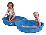 Paradiso Toys T00752 Sand/Water Box Shell Shape, Blue, 86 x 80 x 20 cm