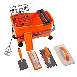 MIVOS Fliesenwaschset 7-teiliges Fliesenleger Waschset mit Räder - Profi Fliesen Waschset...