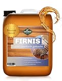 Martenbrown® Leinöl Firnis farblos im 5l Kanister | Holzöl 2-fach gekocht | für Innen...