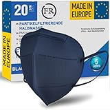 FR FiRiO 20x FFP2 blau [MADE IN EUROPE] - FFP2 Maske blau nach EN149:2001+A:2009 -...