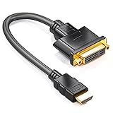 deleyCON HDMI zu DVI Adapter-Kabel - HDMI Stecker zu DVI Buchse 24+5-1080p Full HD HDTV...