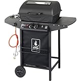 ACTIVA Halifax Lavastein Gasgrill I Premium Gas Grill inkl. Lavasteine & Abdeckhaube I...