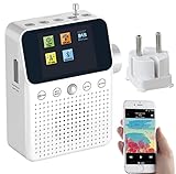 VR-Radio DAB+/FM-Steckdosenradio: 2in1-Steckdosenradio mit DAB+, Bluetooth,...