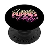 Furologe, Hundefriseur Hundepflege Friseur Pudel PopSockets mit austauschbarem PopGrip