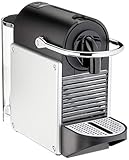 Nespresso De'Longhi EN 124.S Pixie Silber Kaffeekapselmaschine | 1260W | 0,7 L |...