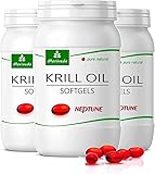 MoriVeda Neptune Krillöl Kapseln I hochwertiges Omega 3-6-9, Astaxanthin, Antioxidantien...