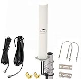 KASER 4G LTE Antenne Outdoor Externe Mimo Omnidirektional 698-2700 MHz SMA Stecker mit...