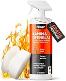 Kaminscheibenreiniger 500ml extra stark - Kaminglasreiniger gegen hartnäckigen Ruß an...