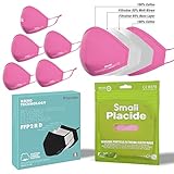 Placide® 5x, 30-mal waschbar, Wiederverwendbar FFP2 R D Stoffmaske, Baumwolle,...