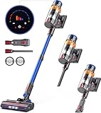 MIBODE Akku Staubsauger, 45000Pa/550W/70Mins Staubsauger Kabellos mit Smart Display,...