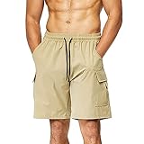 ToySdeal Herren-Cargo-Shorts, lässige Baumwoll-Shorts, Arbeits-Shorts für Outdoor-Shorts...