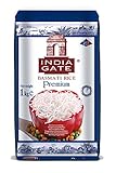 INDIA GATE Premium Basmati Reis – Feiner, aromatischer Langkornreis aus Indien, feines...