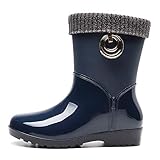 sommerschuhe damen Gummistiefel Damen Chelsea Boots Gartenschuhe Regenstiefel Segelstiefel...